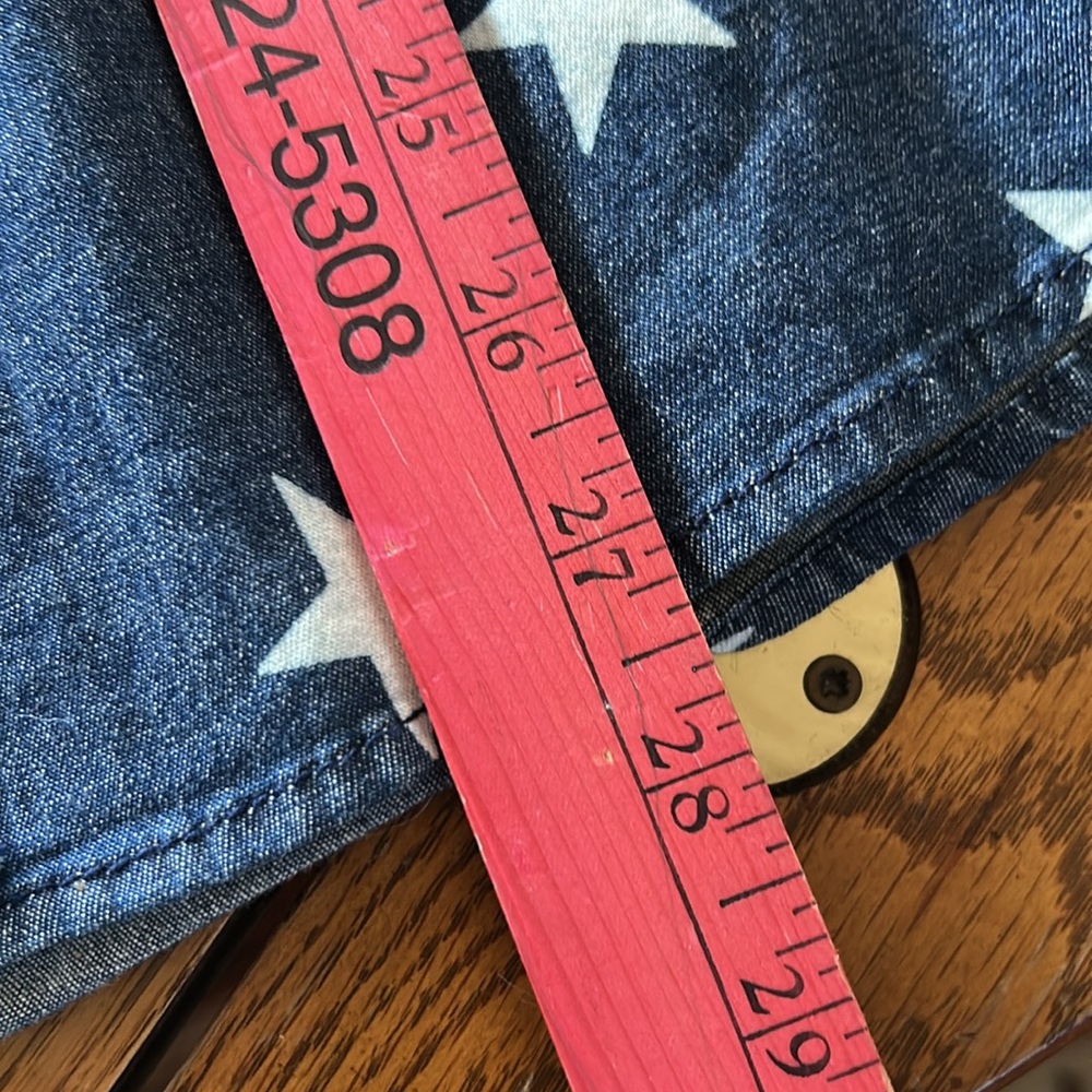 Blue & White Stars Denim Shirt - Picture 12 of 15